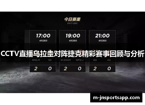 CCTV直播乌拉圭对阵捷克精彩赛事回顾与分析